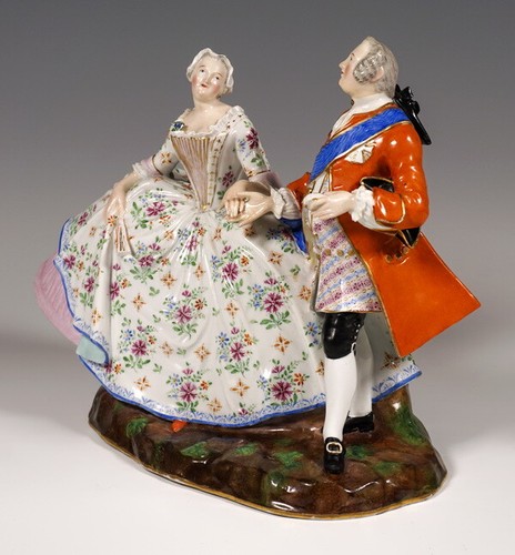 Meissen figur liebes - meissen, gruppe
