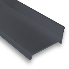 Wetterschenkel L = 100 cm Wasserschenkel Alu RAL 7016 anthrazit Wasserabweiser