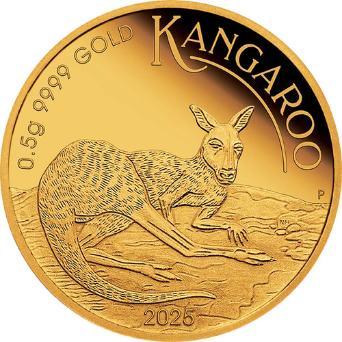 Gold känguru nugget - gold,