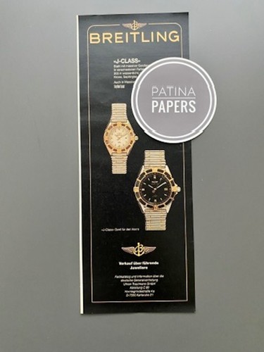 1990 breitling class gent - j-class, &