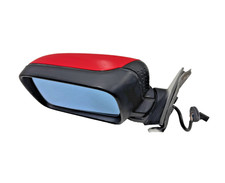 BMW E36 Außenspiegel links elektrisch 19778430 0117351 81444710 8222157 Rot