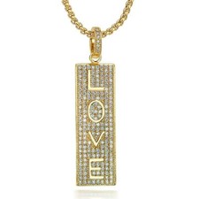 LADIES "LOVE" CHAIN PENDANT 24