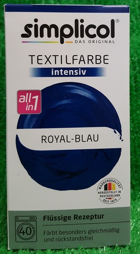 Simplicol textilfarbe royal - textilfarbe,