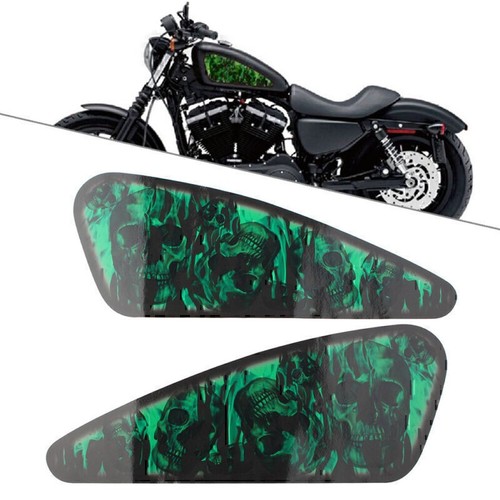 Grüner schädel motorrad - schädel,