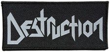 Destruction white logo on - -, white-logo