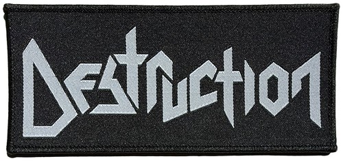 Destruction white logo - white-logo, on