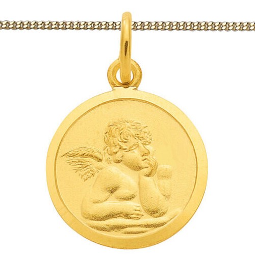 Kinder schutzengel echt gold - ,