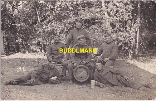 Foto wk soldaten lager - foto, ak