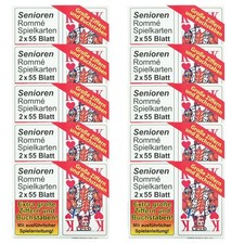 20 x 55 Blatt Senioren Rommé
