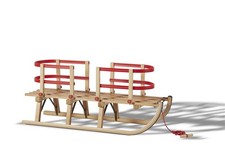 Zwillingsrodel 110 cm mit 2