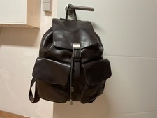 ESPRIT toller Damen Rucksack, dunkelbraun, Kunstleder, viele Fächer TOP!