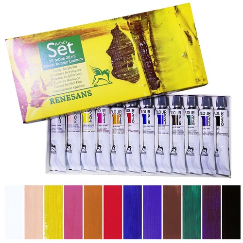 Renesans acrylfarben set - renesans,
