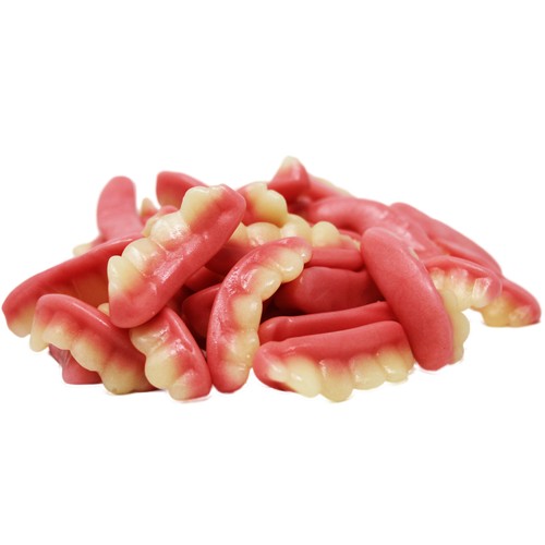Fruchtgummi zähne aus - fruchtgummi,