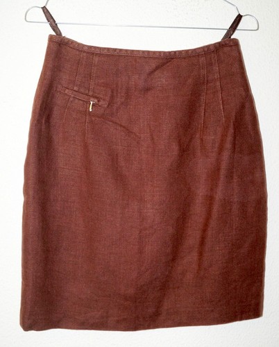 Brauner leinenrock 36 - leinenrock, gr.36