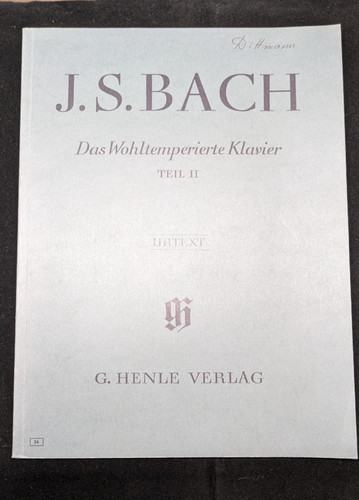 Bach das wohltemperierte - j.s., bach.