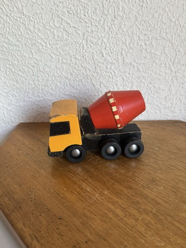 Steiff holz betonmischer auto - betonmischer,