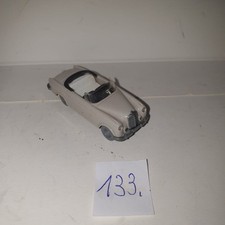 Wiking PKW, Mercedes 220 Cabrio, Vorserie,grauweiß, Vorders.+Verdeck anthrazit