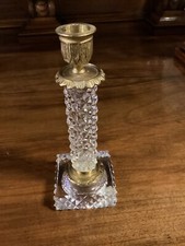 GALA extrafein:  Kerzenleuchter Kristall mit Steinelschliff, 185mm hochwertig