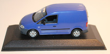 Modellauto  VW Caddy III Typ 2K Kasten von Volkswagen in der Farbe Blau