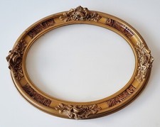 Schöner gestuckter ovaler Art Deco Rahmen mit Rosenmuster Frankreich um 1920