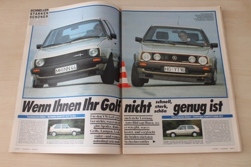 Auto bild 1986 golf ii - vw,