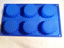 1x Silikon Backform Motiv Blumen