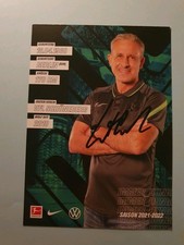 Pierre Littbarski Autogrammkarte VFL Wolfsburg original signiert