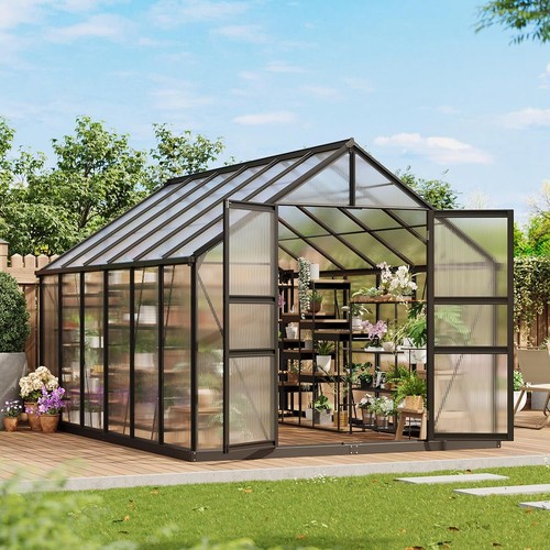 12x8 gewächshaus mit - gewächshaus,