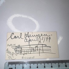 Carl A Heinzen Geiger 1899