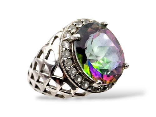 Vintage silber statement ring - silber, statement-ring