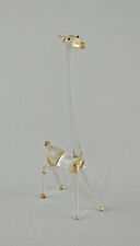 99812126-d Glasfigur Lauscha Giraffe antik mundgeblasen 10x3cm