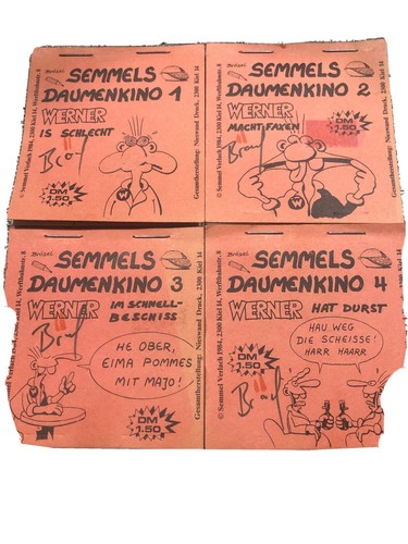 Werner daumenkino original - daumenkino, 1-4