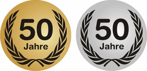 Jubiläumsaufkleber geburtstag - jubiläumsaufkleber,