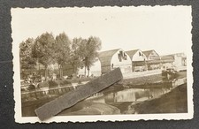 Foto Wk2 Panzerjäger Flandern Belgien Trümmer Vormarsch Schiff Brücke Kahn Text