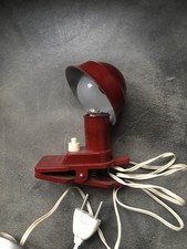 * KLEMMLAMPE BAKELIT LAMPE BUCH LESELAMPE QUWI MUSHROOM VINTAGE