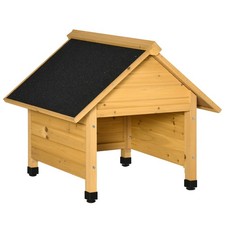 Holzgarage für Rasenmäher