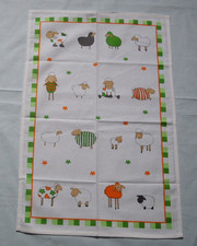 bunte SCHAFE 1x Geschirrtuch