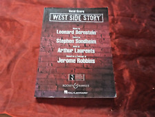 WEST SIDE STORY Leonard Bernstein VOCAL SCORE Noten für Klavier und Gesang