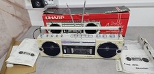 Sharp GF-7H Radio Stereo Cassette Recorder Ghettoblaster Ghettoblaster