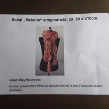 Strickanleitung Schal armgestrickt  Armstricken - nur Anleitung keine Wolle