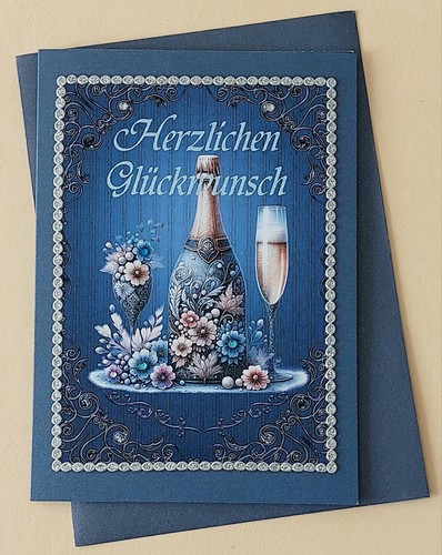 Glückwunsch karte mit - glückwunsch,