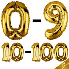 Folienballon Zahl Geburtstag