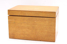 Karteikasten aus holz - aus,