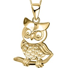 Halskette Eule echt 925er