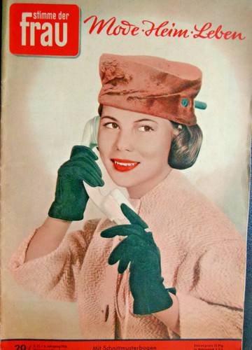 Altes modeheft von 1956 mit - von,