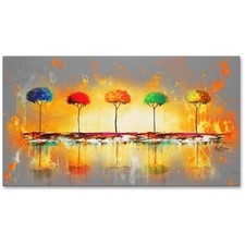 Abstrakter Baum Leinwandbild