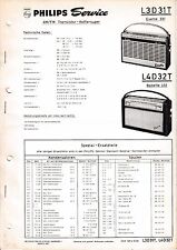 Service Manual-Anleitung für Philips L3 D31 T,Evette 331,L4 D32 T,Babette 432 