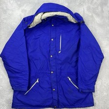 Vintage LL Bean Herren Jacke Penobscot Parker Gr. XL blau Made in USA Anorak