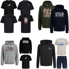 JACK & JONES Jungen  Kapuzenpullover Junior Kids Hoodie Sweat T Shirt Paket Neu