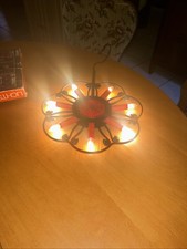 Vintage Osram Weihnachtslichtstern   für innen,27 cm Durchmesser,rot,ohne Birnen